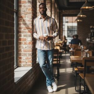 ETRO: MULTI-COLORED STRIPED SHIRT